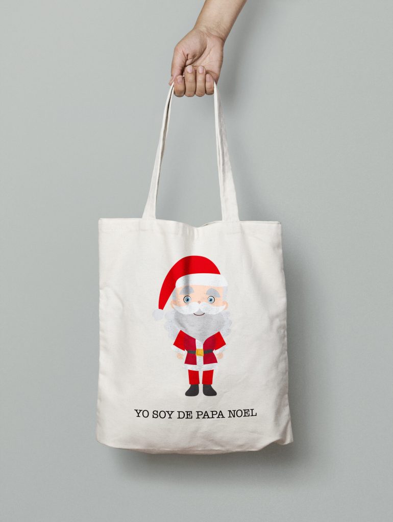 Canvas Tote Bag PAPA NOEL scaled